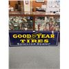 Image 1 : 1940's 6ft x 2 ft Good Year Tires Porcelain Sign. Made in Canada By General Steel