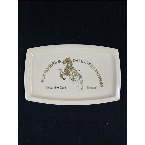 Roy Rogers Tray, Melamine Labrador Tray, "Saint" Statue