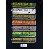 Image 1 : Nice Assortment Of 7 Vintage Manitoba License Plate Tags