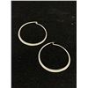 Image 2 : 2 Pairs Of .925 Sterling Hoop Earrings