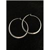 Image 3 : 2 Pairs Of .925 Sterling Hoop Earrings