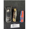 Image 1 : G-96 No.960 Folding Knife w/Pouch- Japan & Husqvarns Folding/Locking Knife - Ireland