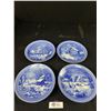 Image 1 : Lovely Set OF 4 Currier & Ives Décor Plates