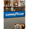 Image 1 : Nicely Self Framed Good Year Sign. 94 1/2" L x 28 1/2" H