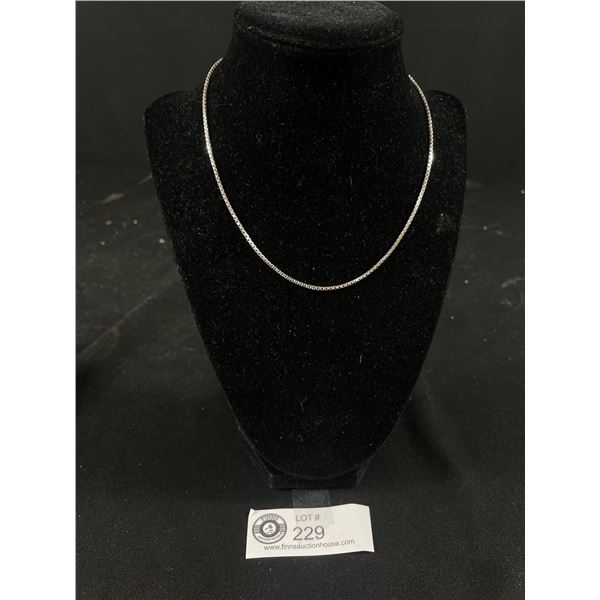 Quality Sterling Silver Box Link Chain