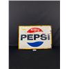 Image 2 : Vintage 1967 Pepsi Tin Sign, Approx. 27 1/2" x 19'