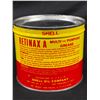Image 2 : Near Mint Condition Vintage Shell Retinax A One Pound Grease Can, Full w/Key On Bottom