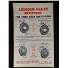 Image 2 : 2 Large 1936 Lidholm Brake Boosters Ford Cars Chart, Appros. 13 1/2" x 21 1/2". Heavy Cardstock