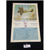 Image 1 : 1980's NOS AC Spark Plug Aviation Calendar. Very Nice Condition. Approx. 14"x20 1/2"