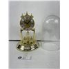 Image 2 : Birks Glass Dom Clock- Works Keeps Accurate Time