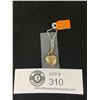 Image 1 : 10K Yellow Gold Heart Locket Etched Flower With Diamond Pendant 1.3 GR