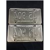 Image 2 : Pair Of 1968 Illinios "Land Of Lincoln" License Plates