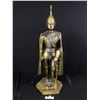 Image 1 : Large Brass Knight Statue, Approx. 28" Tall