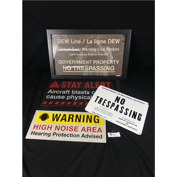 Department Of National Defense & Airport Signs