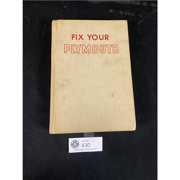 Book "Fix Your Plymouth 1946-1961 Models