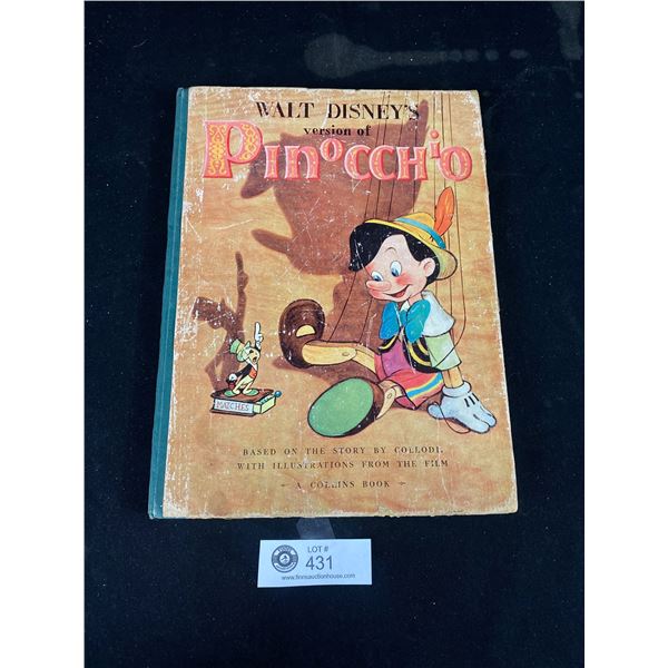 1950's Disney Pinocchio Book