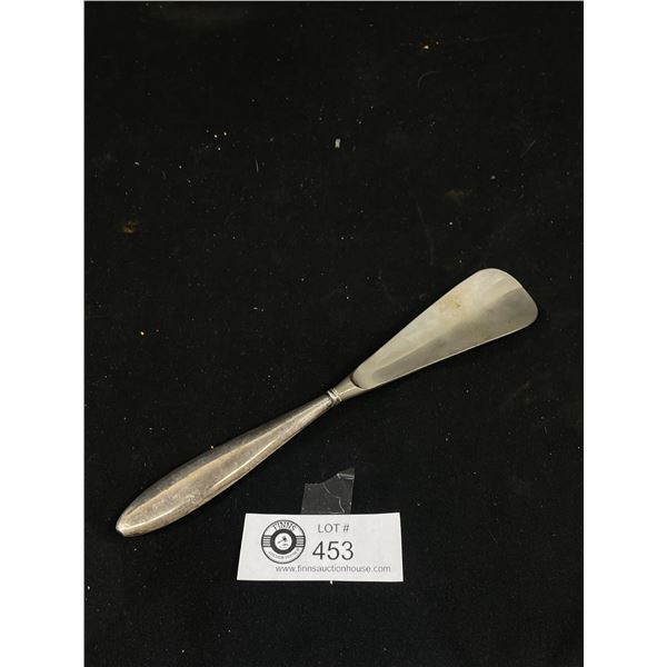 English Sterling Silver Handle Shoe Horn