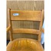 Image 2 : Vintage Solid Wood Swivel Desk Chair in Good Shape NO SHIPPING