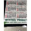 Image 2 : 1951 24 x 26" Westeel Calendar