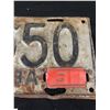 Image 2 : 1951 Manitoba License Plate