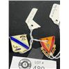 Image 2 : 2 Vintage Enamelled US Military Badges