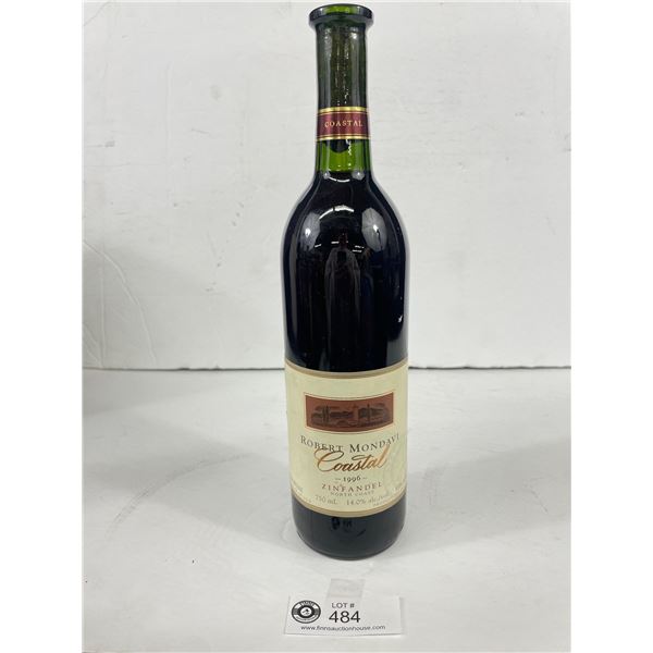 Full Bottle of 1996 Robert Mondavi Coastal Red Wine