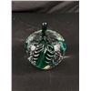 Image 2 : Nice 5" Tall Glass Apple Paper Weight