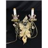 Image 2 : Pair of Vintage Light up Wall Sconces