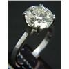 Image 1 : 4.64ct round brilliant diamond ring