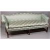 Image 1 : Federal Hepplewhite style upholstered couch w/full length cushion