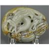 Image 1 : 19th C. Chinese Grey & Russet Dragon Carving