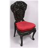 Image 1 : Heavily carved Chinese side chair