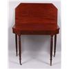 Image 1 : Circa 1800 American Federal Sheraton mahogany game table