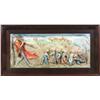 Image 1 : 20th C. ceramic relief plaque of the pied piper