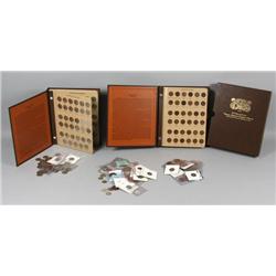 Lot of two (2) albums, plus assorted miscellaneous coins