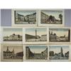 Image 1 : Group of eight (8) early 19th C. hand colored engravings of dioramic views
