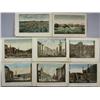 Image 1 : Group of eight (8) early 19th C. hand colored engravings of dioramic views