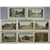 Image 1 : Group of eight (8) early 19th C. hand colored engravings of dioramic views
