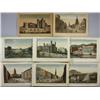 Image 1 : Group of eight (8) early 19th C. hand colored engravings of dioramic views