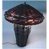 Image 1 : Hilliard 20th C. art glass table lamp