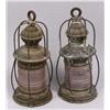 Image 1 : Pair of 19th-early 20th C. brass ships lanterns