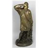 Image 1 : Cast bronze fisherman statue
