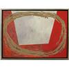 Image 1 : Agnes Hart, vermillion, 1973, oil and sand on canvas