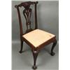 Image 1 : 19thC Chippendale Mahogany Carved Armchair