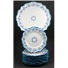 Image 1 : (12) Cauldon English Plates with Platter