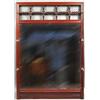 Image 1 : 19th C. Mahogany Hall Mirror w/ Beveled Glass