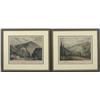 Image 1 : Group of two (2) lithographs by Issaac Sprague (American, 1811-1895)