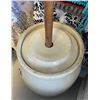 Image 2 : 4 Gallon Butter Churn Medalta Crock with Lid