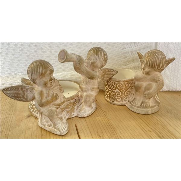 PartyLite Cherub Candle Holders