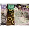 Image 3 : Crochet Tatting and Rolled Crochet Pattern Book Sets and Hooks Kit